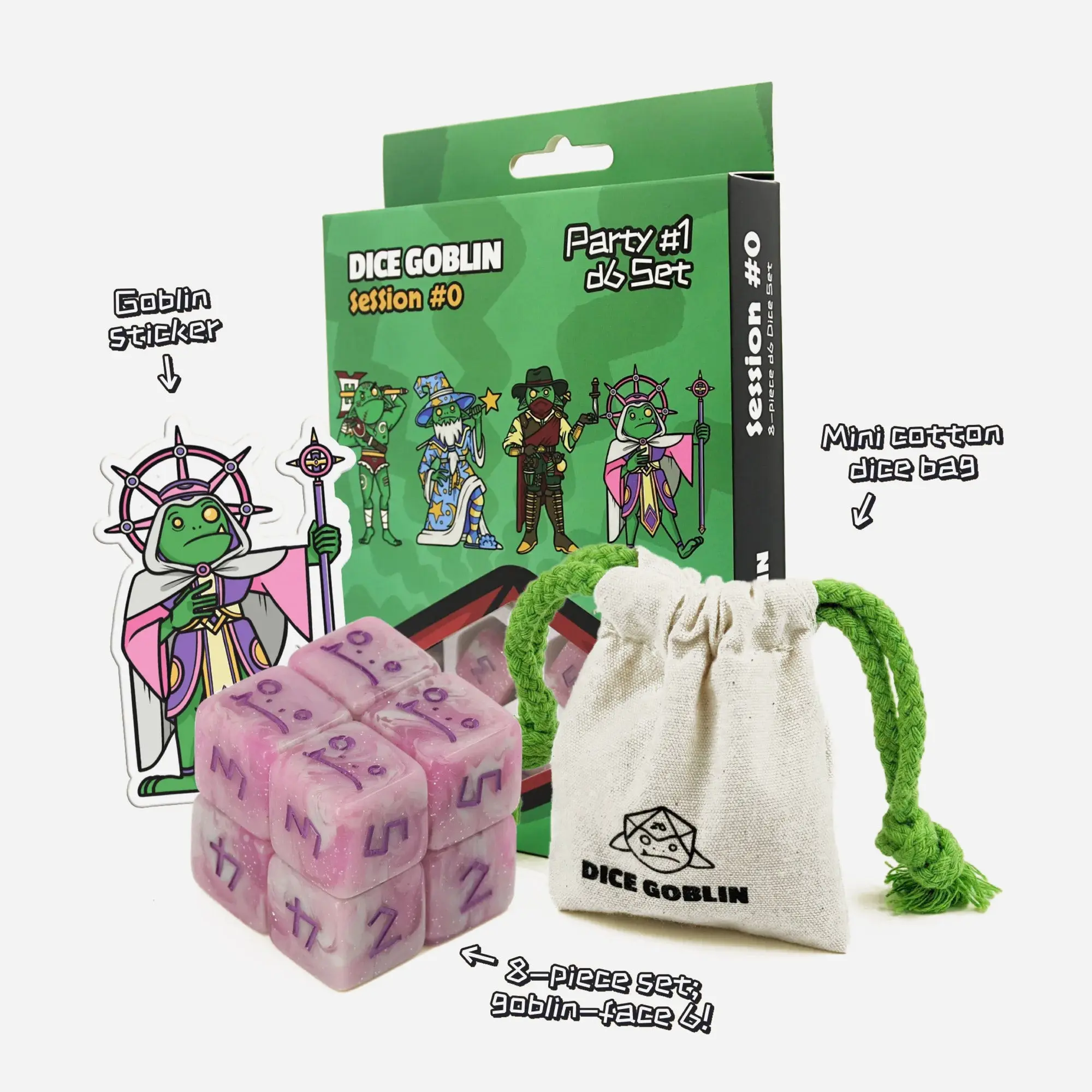 Dice Goblin Dice set - Session #0 - The Apostle - Image 3